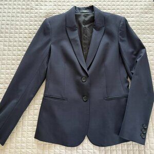 Theory Blazer Classic Navy 2 Button Size 8